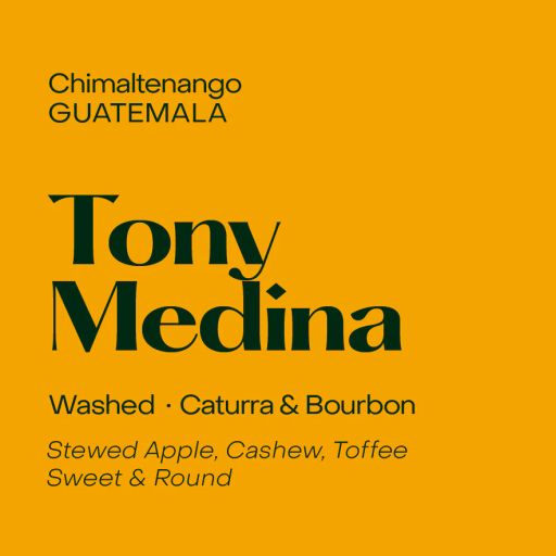 Guatemala Tony Medina Early Harvest, Washed Caturra & Bourbon