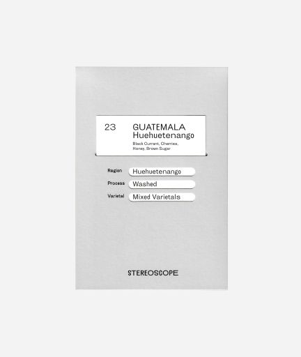 Guatemala - Huehuetenango - Med-Dark