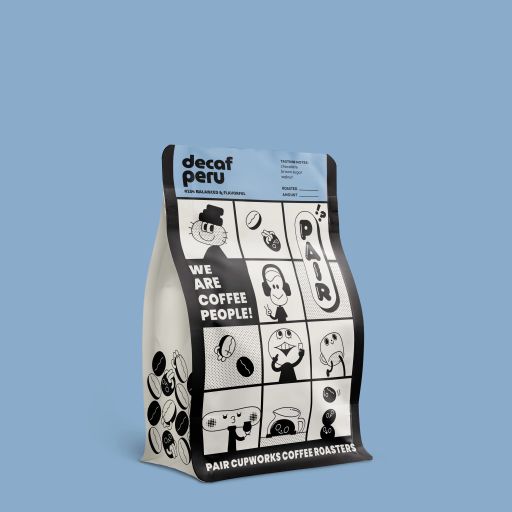 Decaffeinated Wash-Processed Coffee Beans from Peru