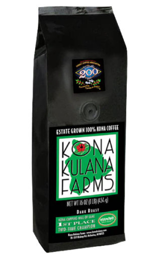 100% Kona Coffee, Dark Roast
