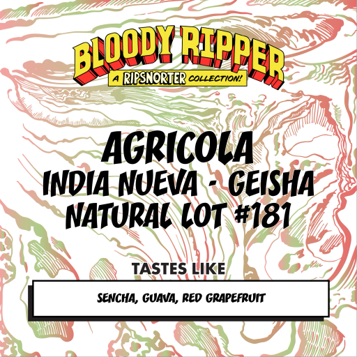 Agricola India Nueva | Geisha Natural Lot #181