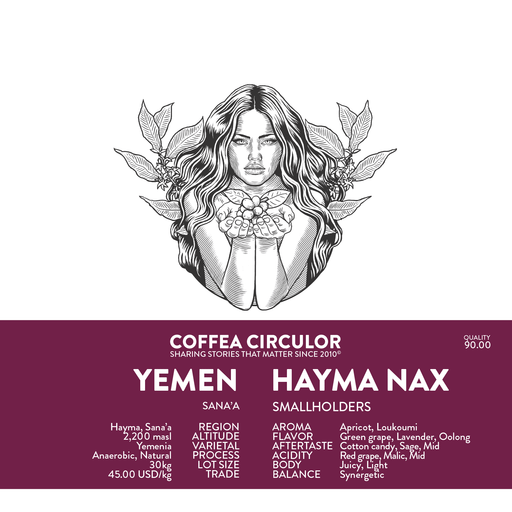 YEMEN Hayma Natural Anaerobic NAX