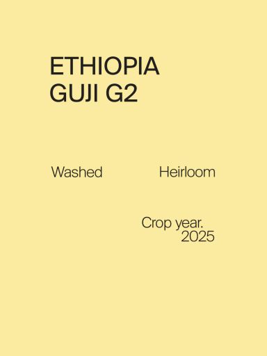 Ethiopia Guji G2 Heirloom Washed