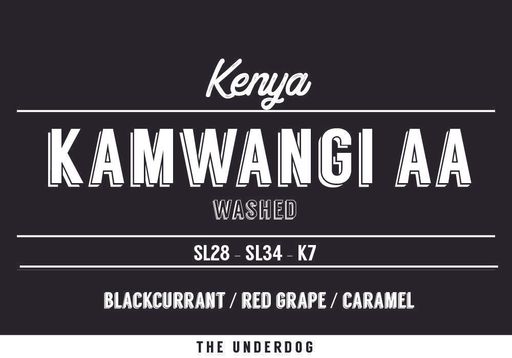 Kenya, Kamwangi AA