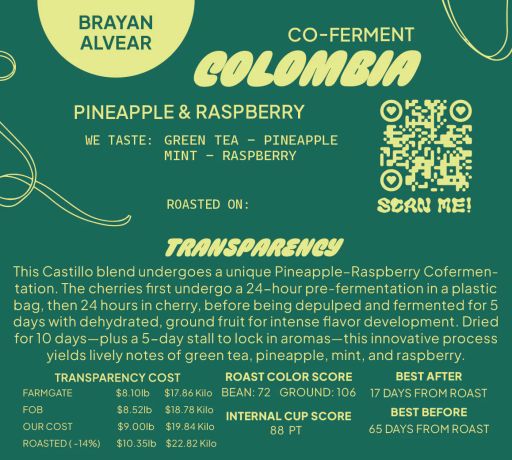Colombia Pineapple & Raspberry Co-Ferment