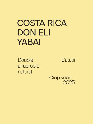 Costa Rica Don Eli Yabai Catuai Double Anaerobic Natural