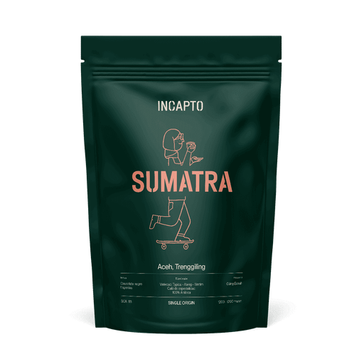 Café em grão da Sumatra