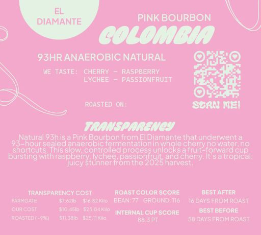 Colombia Pink Bourbon Natural