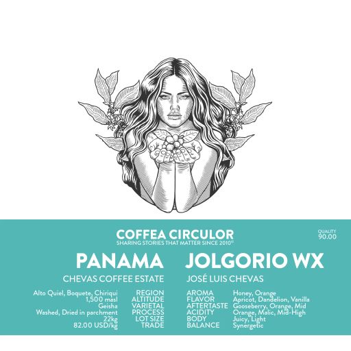 Panama Chevas Jolgorio Geisha Washed WX