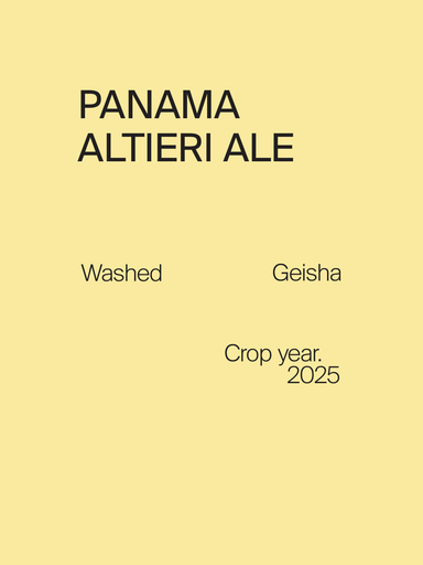 Panama Altieri ALE Geisha Washed