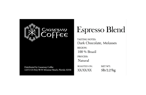 Causeway Coffee Espresso Blend