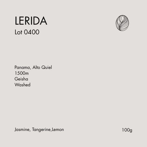 Lerida Washed Geisha 0400