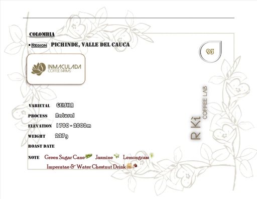 Colombia-Inmaculada Farm Geisha Natural