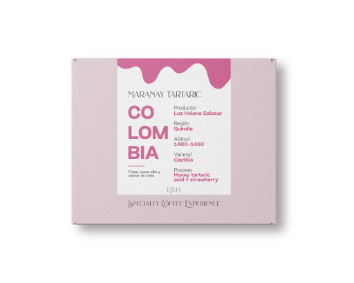 Maracay. Strawberry Tartaric. Café de Colombia