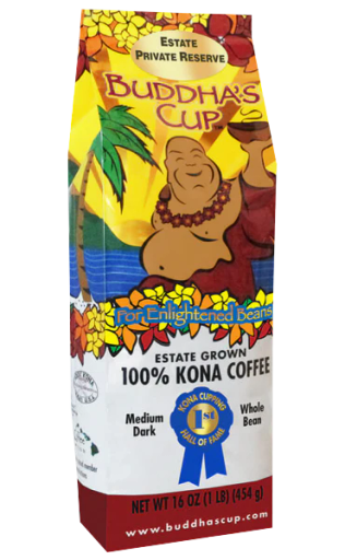 100% Kona Coffee Estate Private Reserve, Medium/Dark Roast