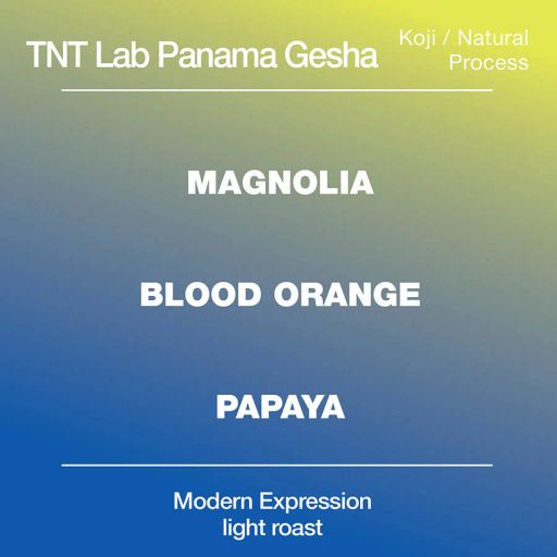 TNT Lab Panama Gesha – “Samurai Koji”