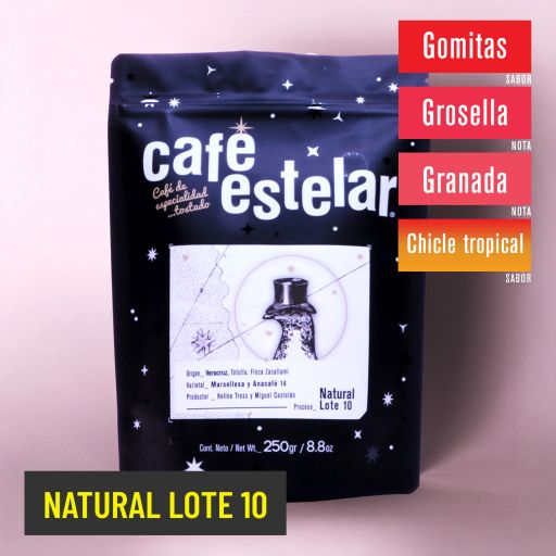 Café Veracruz - Finca Zacatlami - Marsellesa y Anacafé 14 - Natural Lote 10