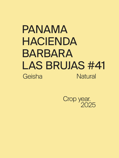 Panama Hacienda Las Brujas #41 Geisha Natural
