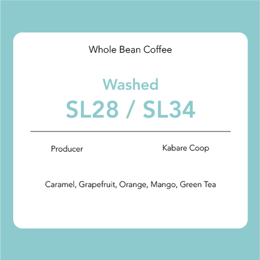 SL28 / SL 34 – Washed: Kabare Coop