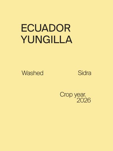 Ecuador Yungilla Sidra Washed