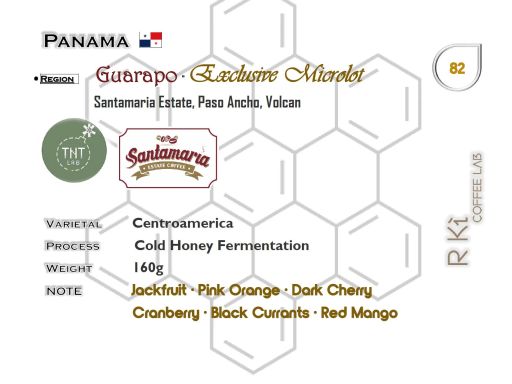 Panama-TNT x Santamaria Guarapo Honey Centroamerica Exclusive Microlot