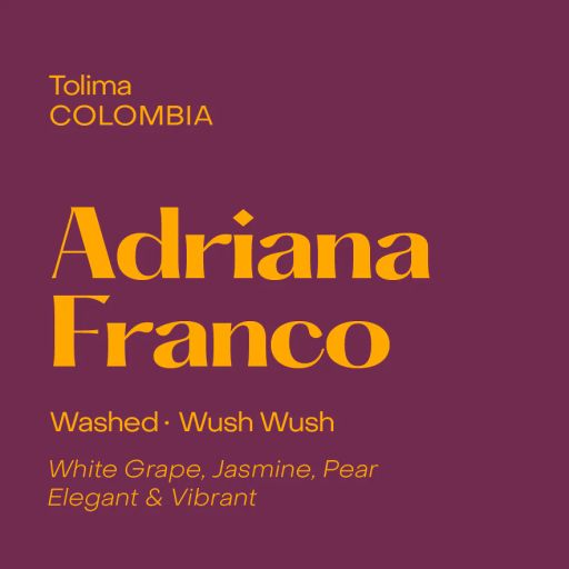 Colombia Adriana Franco Espreso, Washed Wush Wush