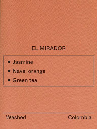 Colombia - El Mirador, Gesha