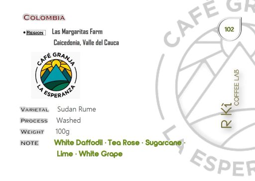Café Granja La Esperanza Sudan Rume Washed