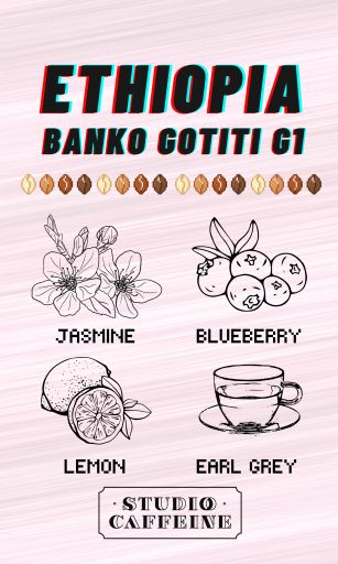 Ethiopia Banko Gotiti Yirgacheffe Gr. 1 Natural